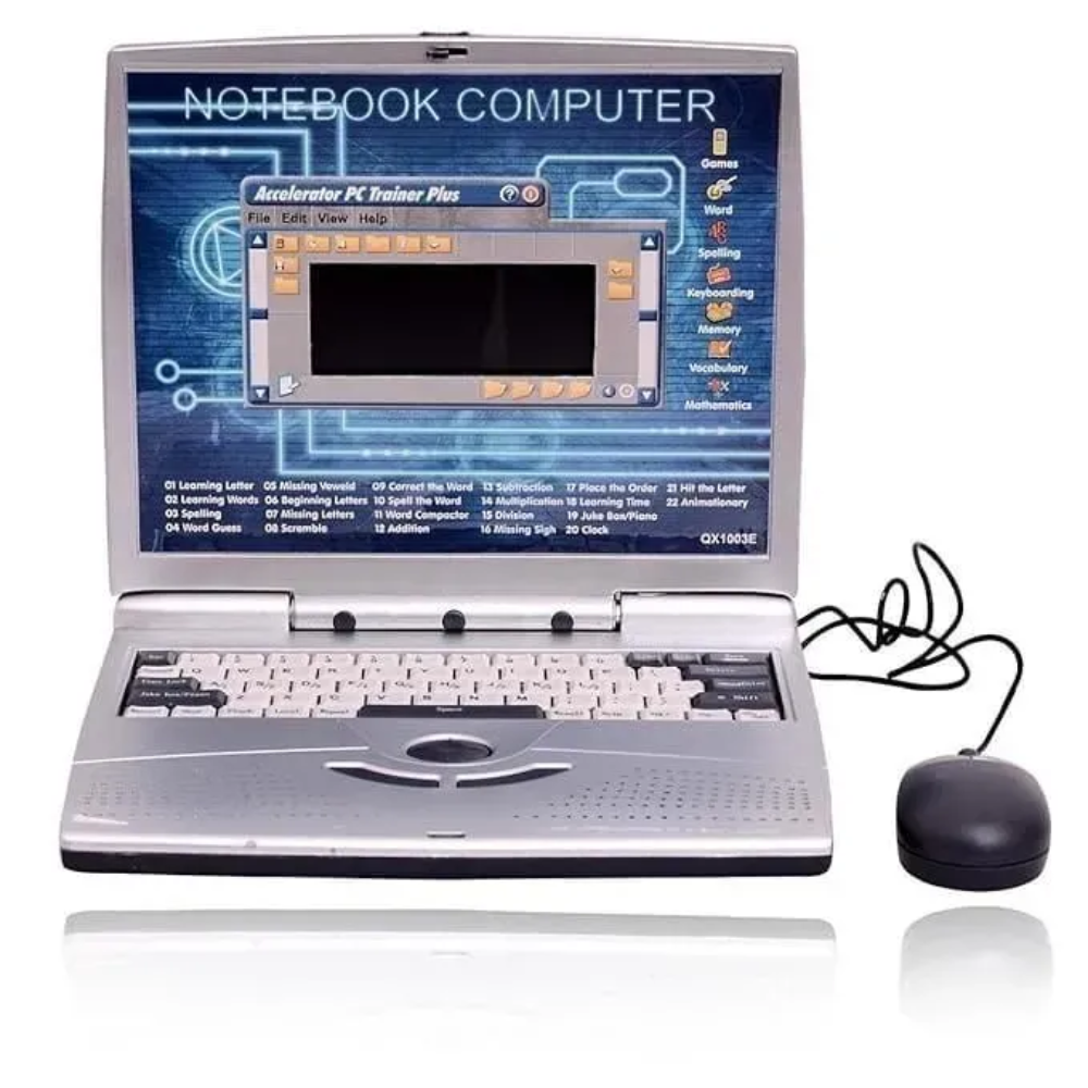 Laptop Educativa Infantil con Juegos y Actividades – Computador Didáctico con Mouse